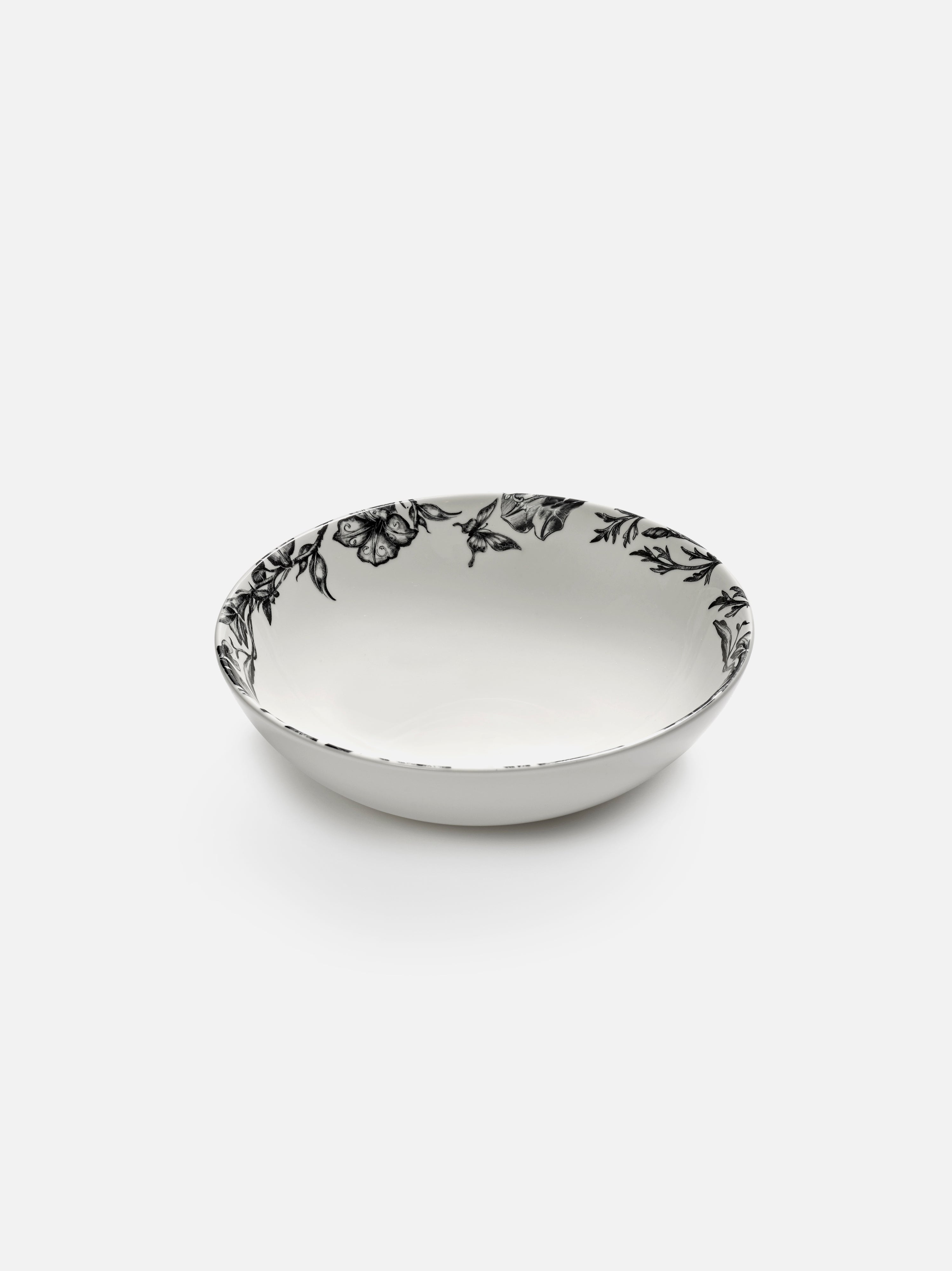 SERAX MEDIUM LOW BOWL ENCHANTED GARDEN - 3