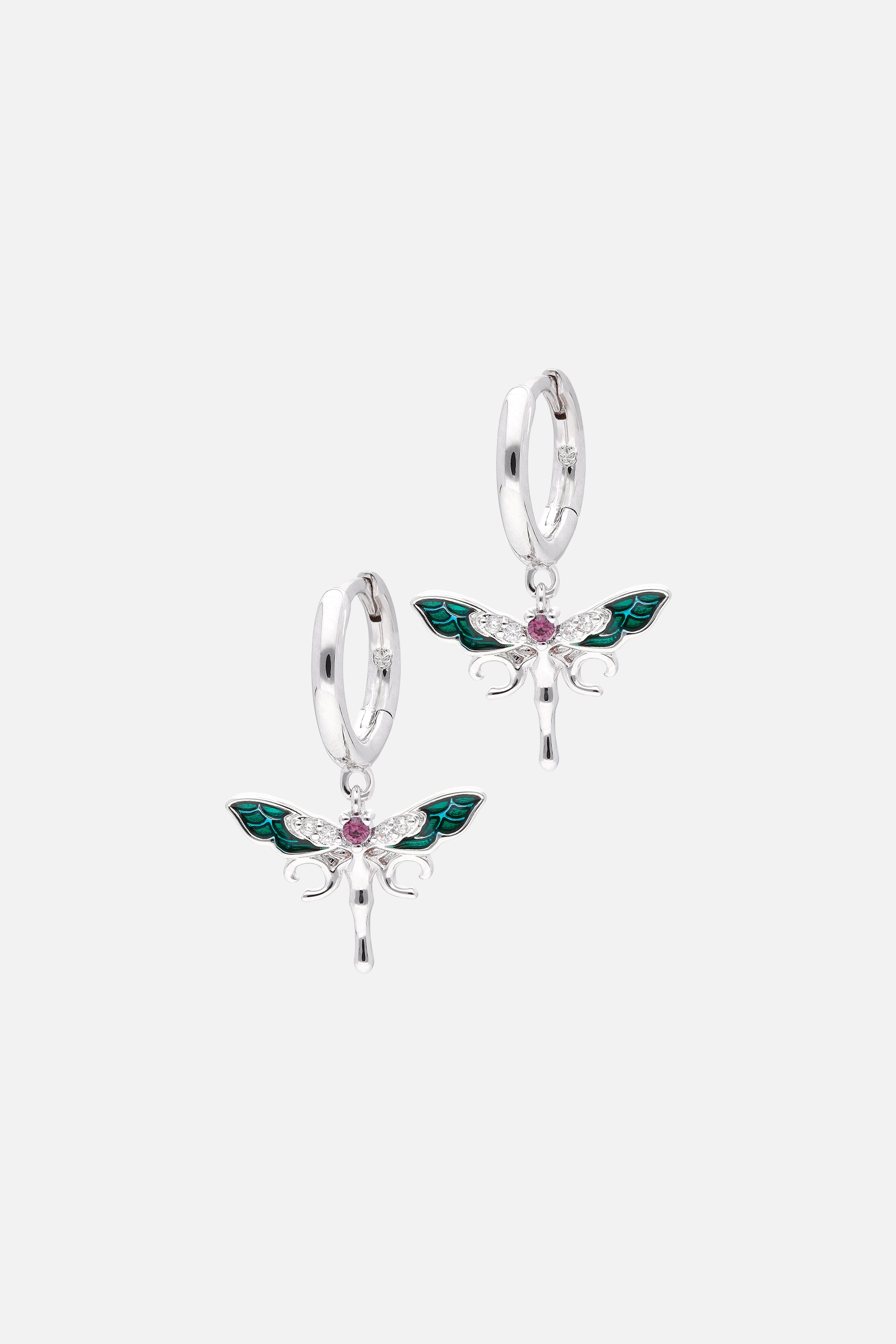 DRAGONFLY HOOP EARRINGS - 1
